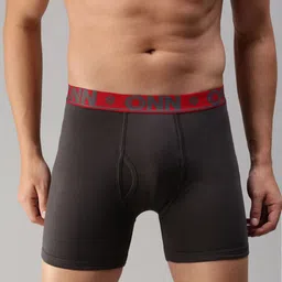 ONN Men Pack Of 4 Assorted Solid Trunks image 5