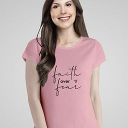 Pootlu Women Pink Printed Cotton T-shirt-picture-9