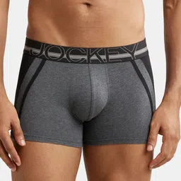 Jockey Men Stretch Solid Trunk with Ultrasoft Waistband US21-image-29
