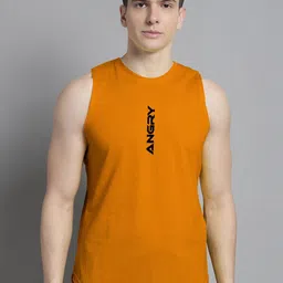 FBAR Typography Printed Pure Cotton Sleeveless Innerwear Vest-image-81