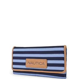 Nautica Women Striped Wrist Loop Three Fold Wallet-41