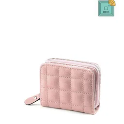 Alexvyan Women Quilted Zip Around Wallet-10