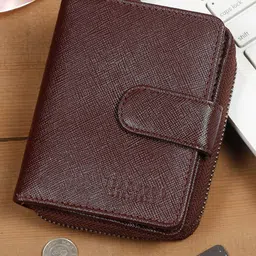 Teakwood Leathers Men Textured RFID Leather Two Fold Wallet-10