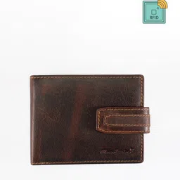 Picco Massimo Men Leather Two Fold Wallet-image-15