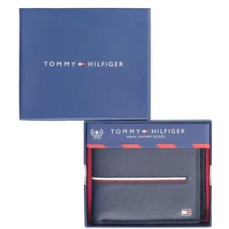 Tommy Hilfiger Men Textured Leather Two Fold Wallet-11