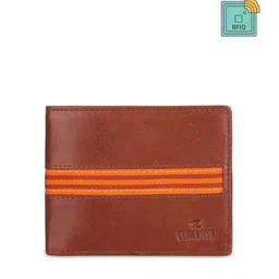 THE CLOWNFISH Men Textured Leather Two Fold Wallet-17