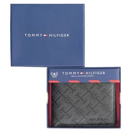 Tommy Hilfiger Men Printed Leather Two Fold Wallet-40