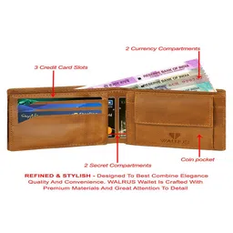 Walrus Textured Two Fold Wallet image 4