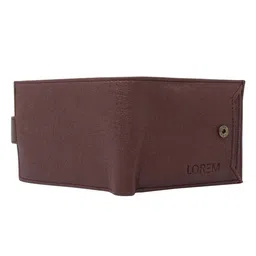 LOREM Men Textured Two Fold Wallet image 5