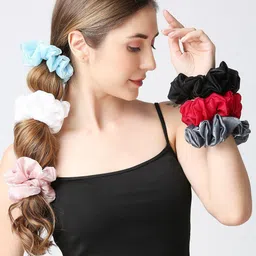 OOMPH Set of 6 Fabric Ponytail Holders image 3