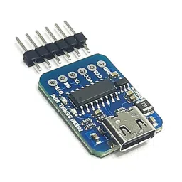 CH340C USB Type C to TTL Serial Converter Breakout Board -7Semi image 1