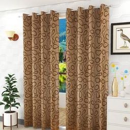 presto Gold Polyester Door Curtain-picture-1