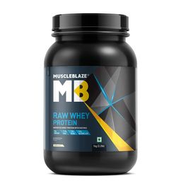 MuscleBlaze Raw Whey Protein OP,  2.2 lb  Unflavoured -image-41