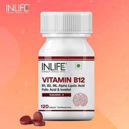 INLIFE Vitamin B12,  120 tablet(s)  Unflavoured  image 5