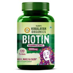 Vlado's Himalayan Organics Biotin 10000mcg,  120 tablet(s)  Unflavoured -22