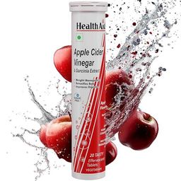 HealthAid Apple Cider Vinegar with Garcinia,  20 tablet(s)  Unflavoured -37