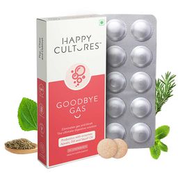 Happy Cultures Goodbye Gas,  30 chewable tablet(s)  Unflavoured -image-89
