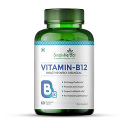 Simply Herbal Vitamin B12,  60 capsules  Unflavoured -10