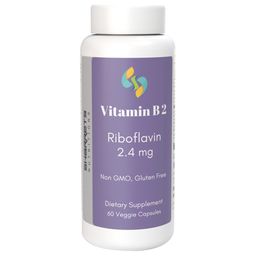 Sharrets Vitamin B2,  60 veggie capsule(s)  Unflavoured -12
