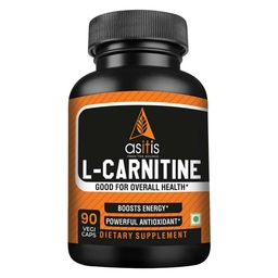 AS-IT-IS Nutrition L Carnitine 500 mg,  90 veggie capsule(s)  Unflavoured -21