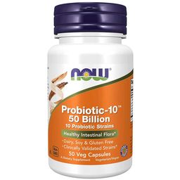 Now Probiotic 10 50 Billion,  50 veggie capsule(s)  Unflavoured -13