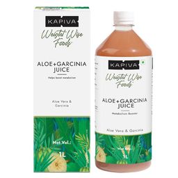 Kapiva Aloe Vera + Garcinia Juice (Supports Weight Management),  1 L  Unflavoured -12
