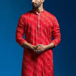 VASTRAMAY Men Embroidered Thread Work Kurta-picture-36