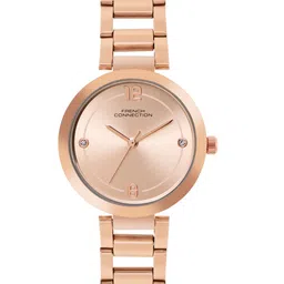 French Connection Women Embellish Dial Stainless Steel Analogue Watch FCN01B-Rose Gold-35