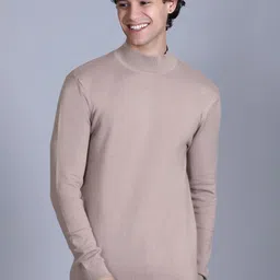 Dzant Men Woollen High Neck Pullover Sweater-picture-26