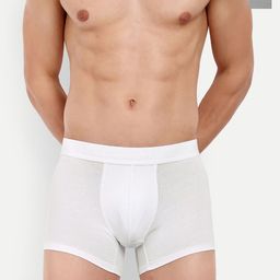 LOGGERHEAD Men Pack Of 2 Cotton Outer Elastic Long Trunks LHFT004-Grey-White-19