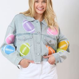 StyleCast Women Spread Collar Conversational Casual Denim Jacket-image-73