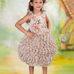TOPLOVE Floral Chiffon Fit & Flare Dress-picture-55