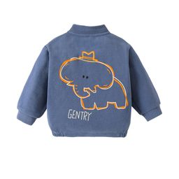 Hopscotch Boys Blue BLENDED Printed Jackets-picture-26