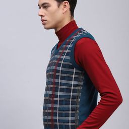 Monte Carlo Men Checked Woollen Pullover image 5