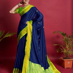 Dnyanada Woven Design Zari Paithani Saree-picture-27