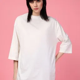 DressBerry Women Drop-Shoulder Sleeves T-shirt-image-88