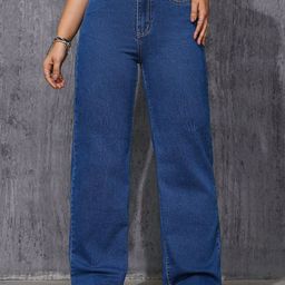 Shrutika Women Wide Leg High-Rise Light Fade Stretchable Jeans-image-77