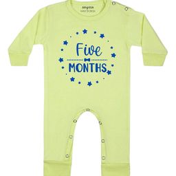 Arvesa Infants Printed Round Neck Bodysuits-image-37