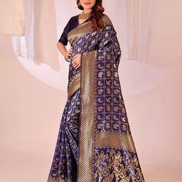 Moda Rapido Ethnic Motifs Woven Design Zari Patola Saree-picture-55