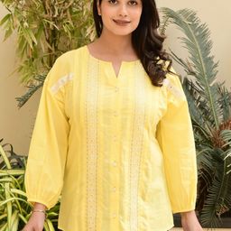 FUBAR Women Solid Round Neck Pure Cotton Top-picture-34