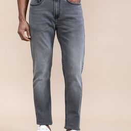 Crocodile Men Low Distress Light Fade Jeans-image-56
