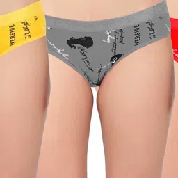 FiveFlag Mid-Rise Cotton Blend Briefs-image-42