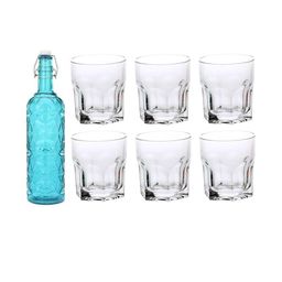 SOMIL Blue Glass Airtight Can Bottle-picture-42