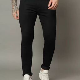 LINARIA Men Cotton Classic Slash Knee Stretchable Jeans-picture-3