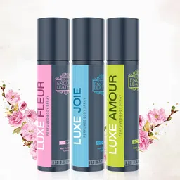 NEXT CARE Set Of 3 Luxe Fleur, Armour & Joi Long Lasting Perfume Body Spray - 120 ml Each-10