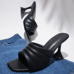 Try Me Women Stiletto Pencil Heel Kitten Sandals-61