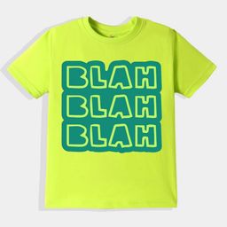 KAVEE Boys Typography Printed Pure Cotton Bio Finish T-shirt-image-52