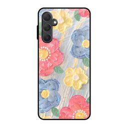 QRIOH Floral Printed Samsung Galaxy M54 5G Silicone Back Case-image-27
