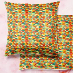 ArtzFolio Multicoloured Set of 2 Velvet Square Cushion Covers-image-72
