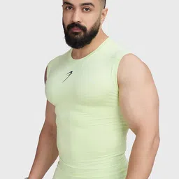 FUAARK Sleeveless Gym Innerwear Vests FComp-Tank-Lime-S-image-35
